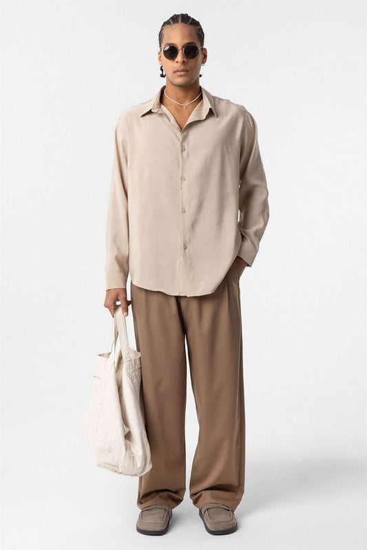 Oversized Modal Shirt