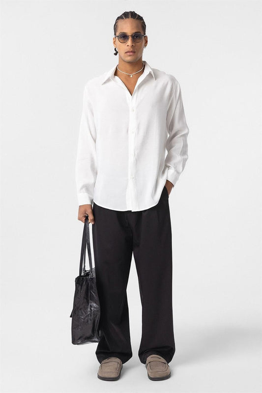 Oversized Modal Shirt