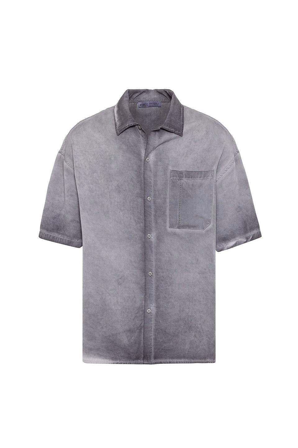Oversized Short-Sleeve Shirt (Washed)