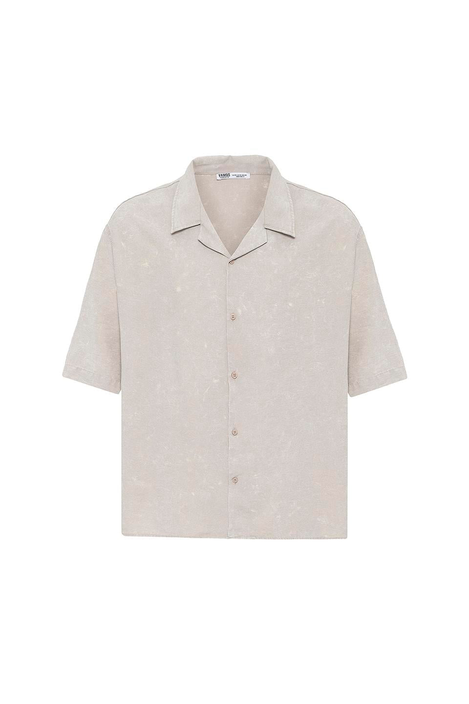 Oversized Short-Sleeve Shirt (Machine Washable)