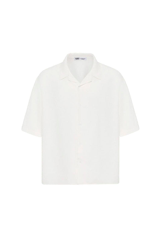Oversized Short-Sleeve Shirt (Machine Washable)