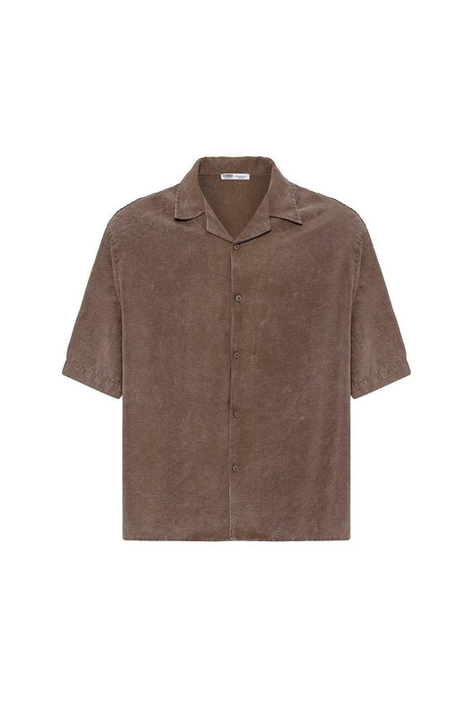 Oversized Short-Sleeve Shirt (Machine Washable)