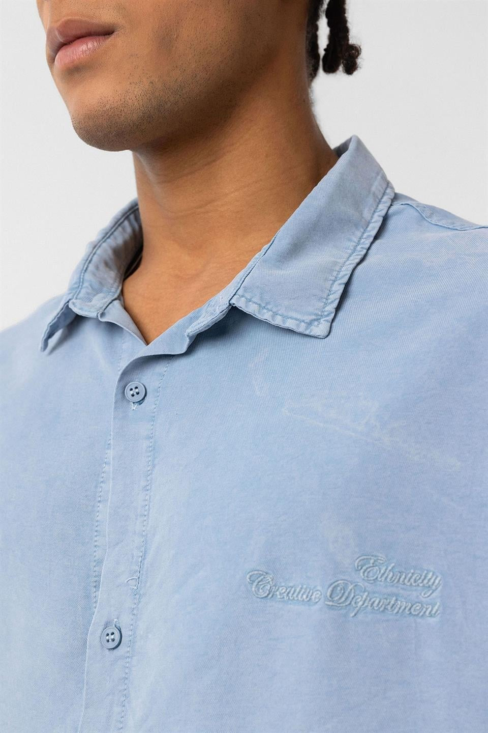 Oversized Tensel Shirt with Back Print