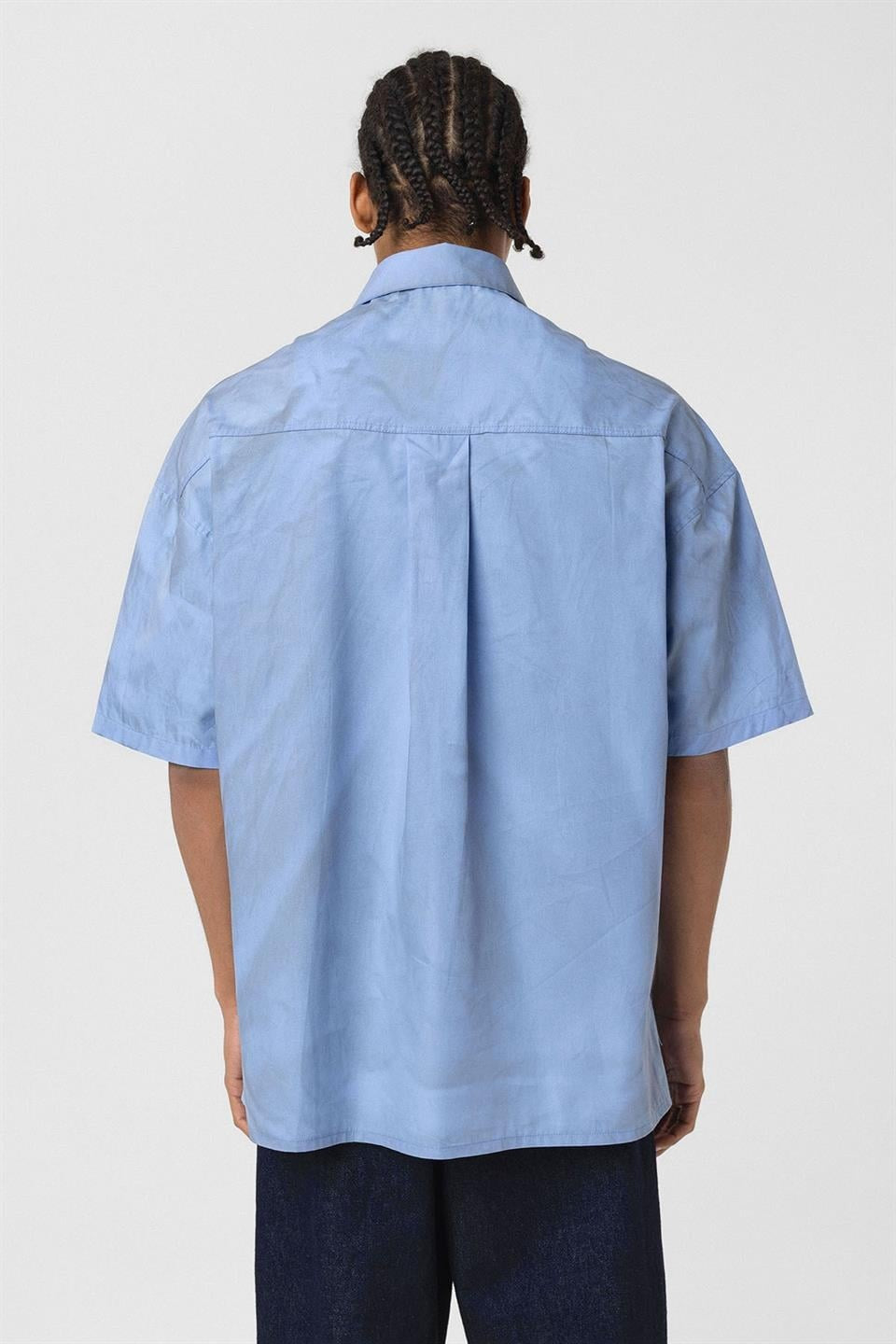 Oversized Washed Poplin Shirt