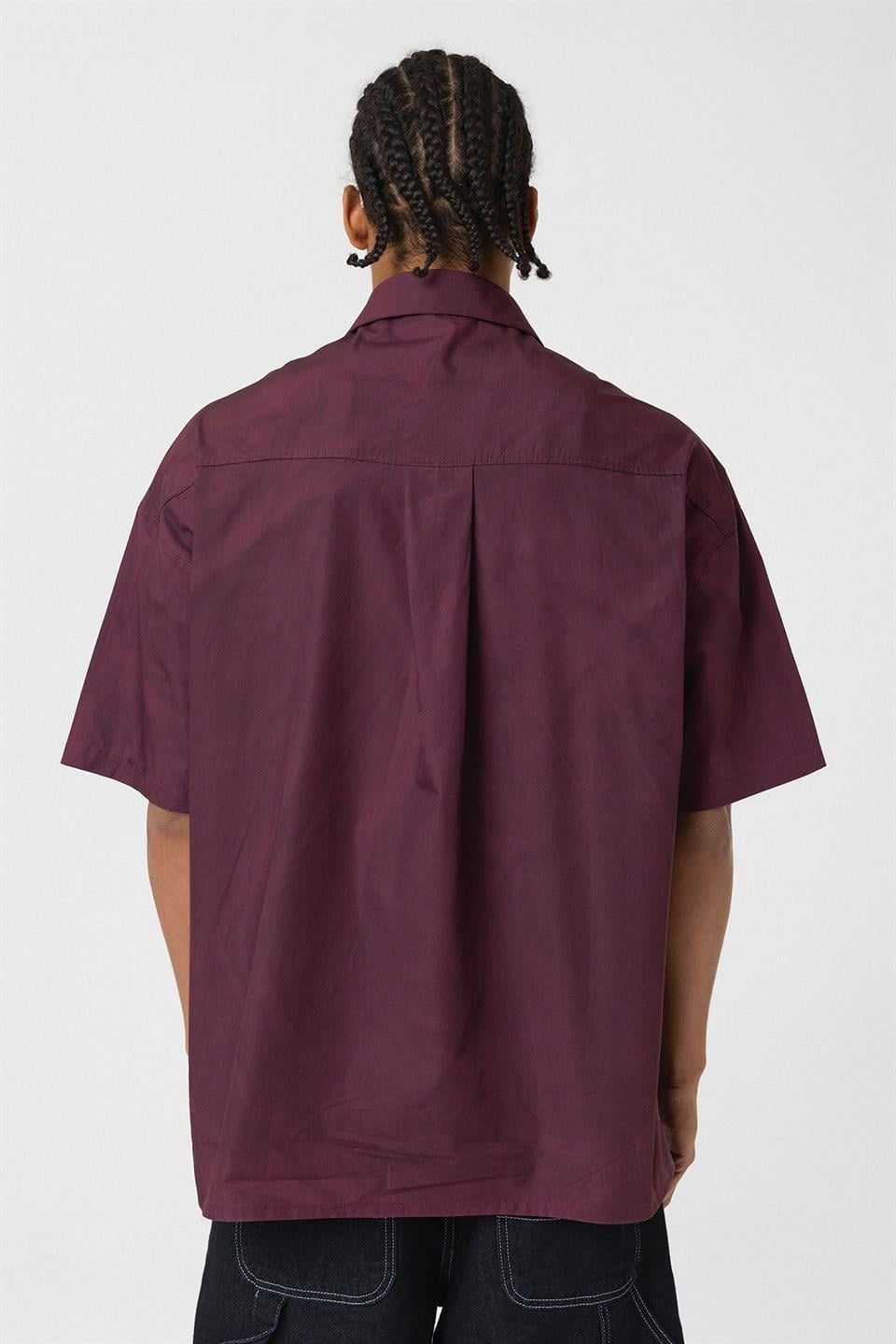 Oversized Washed Poplin Shirt