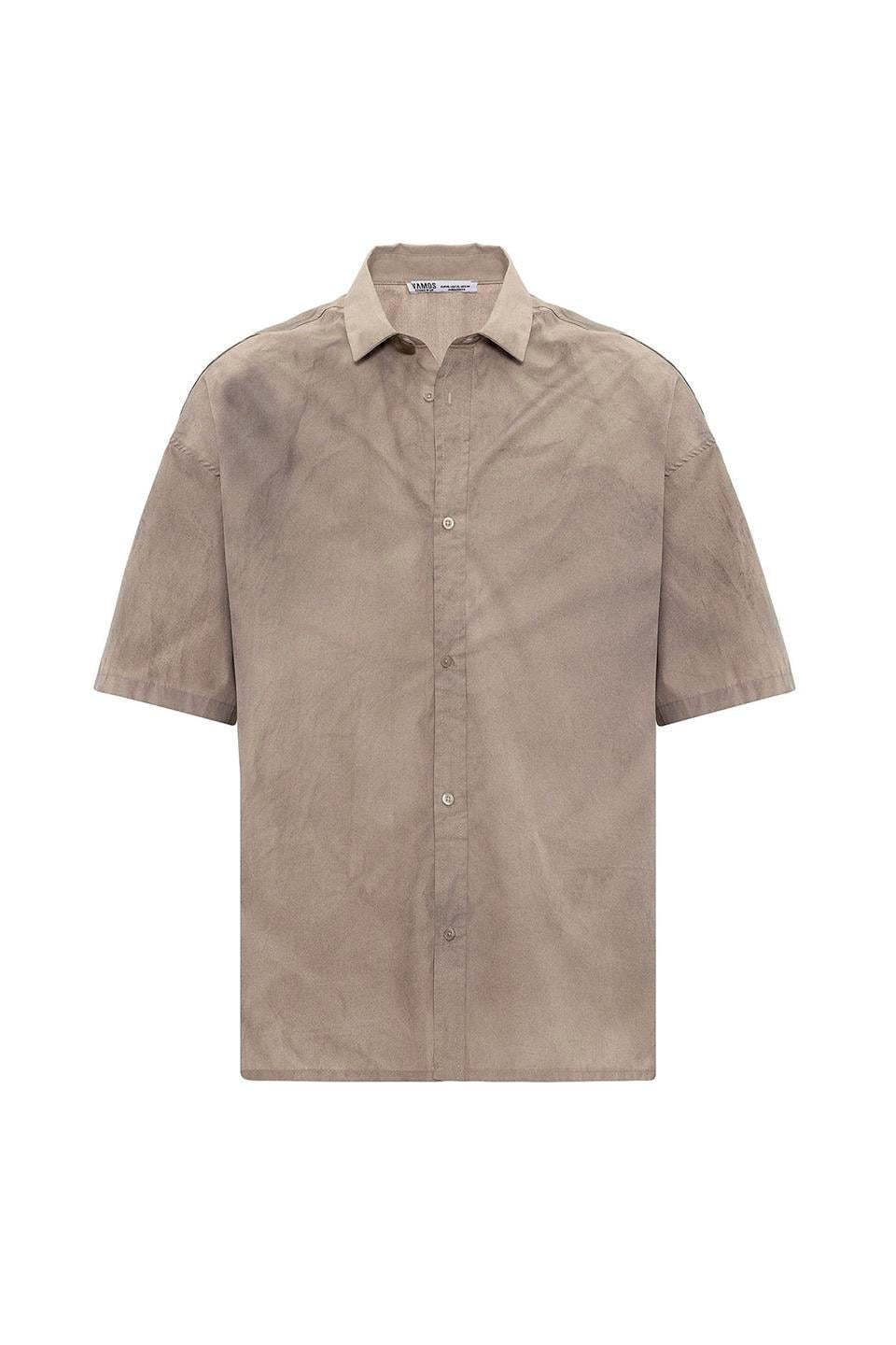 Oversized Washed Poplin Shirt