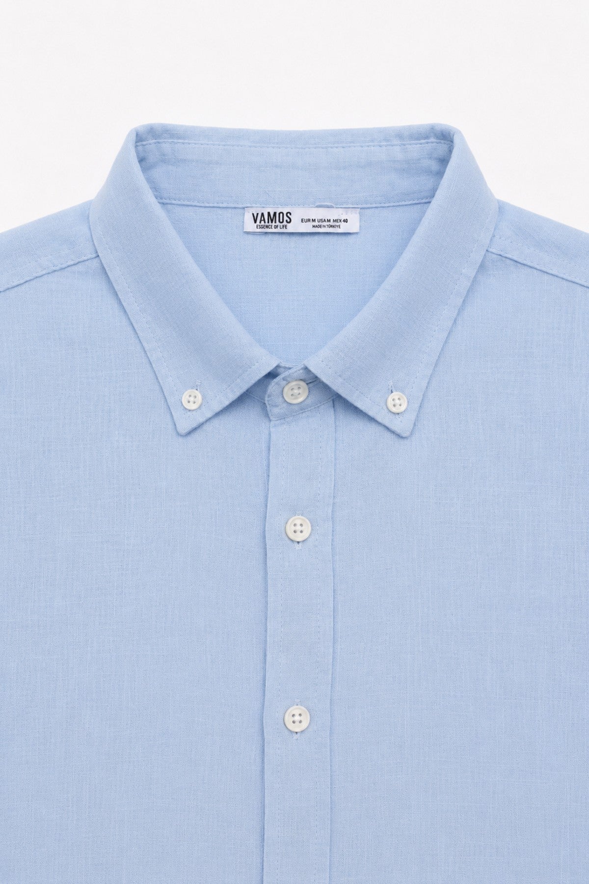 Basic Oversized Cotton-Linen Shirt