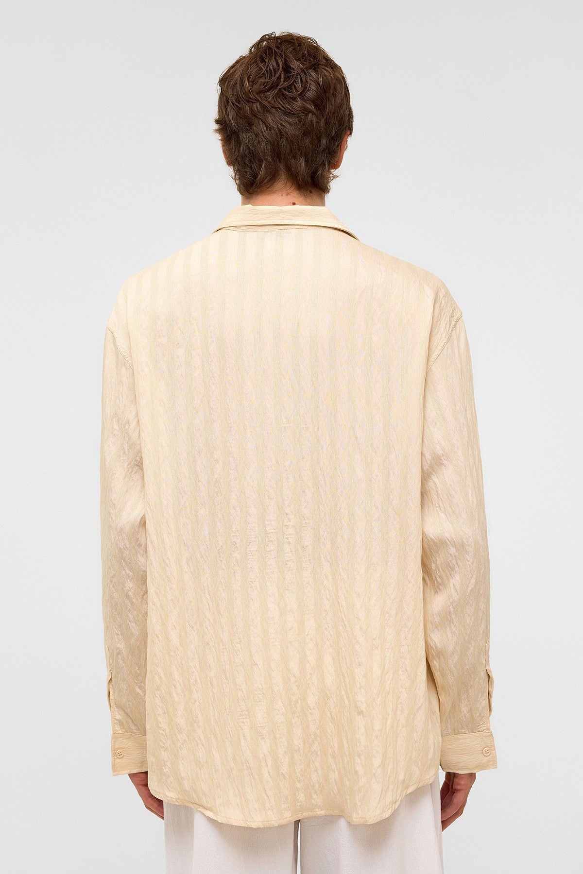 Oversized Long-Sleeved Modal Shirt