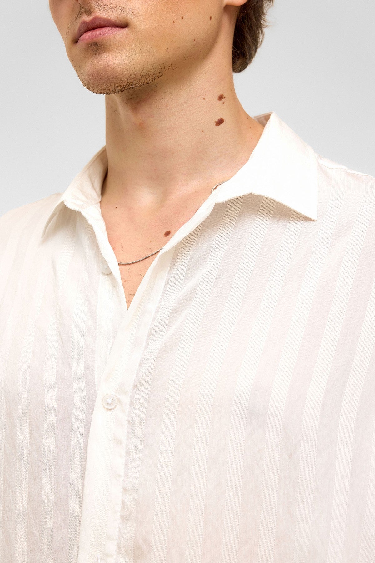 Oversized Long-Sleeved Modal Shirt