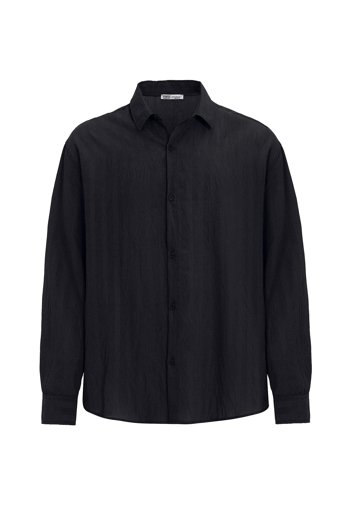 Oversized Long-Sleeved Modal Shirt