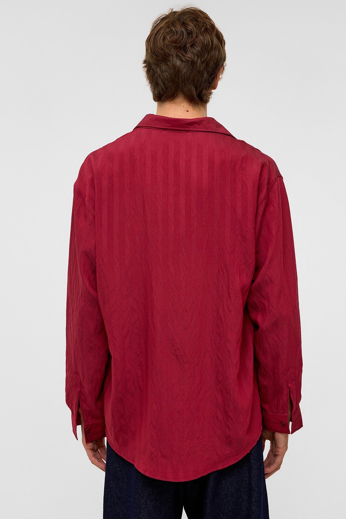 Oversized Long-Sleeved Modal Shirt