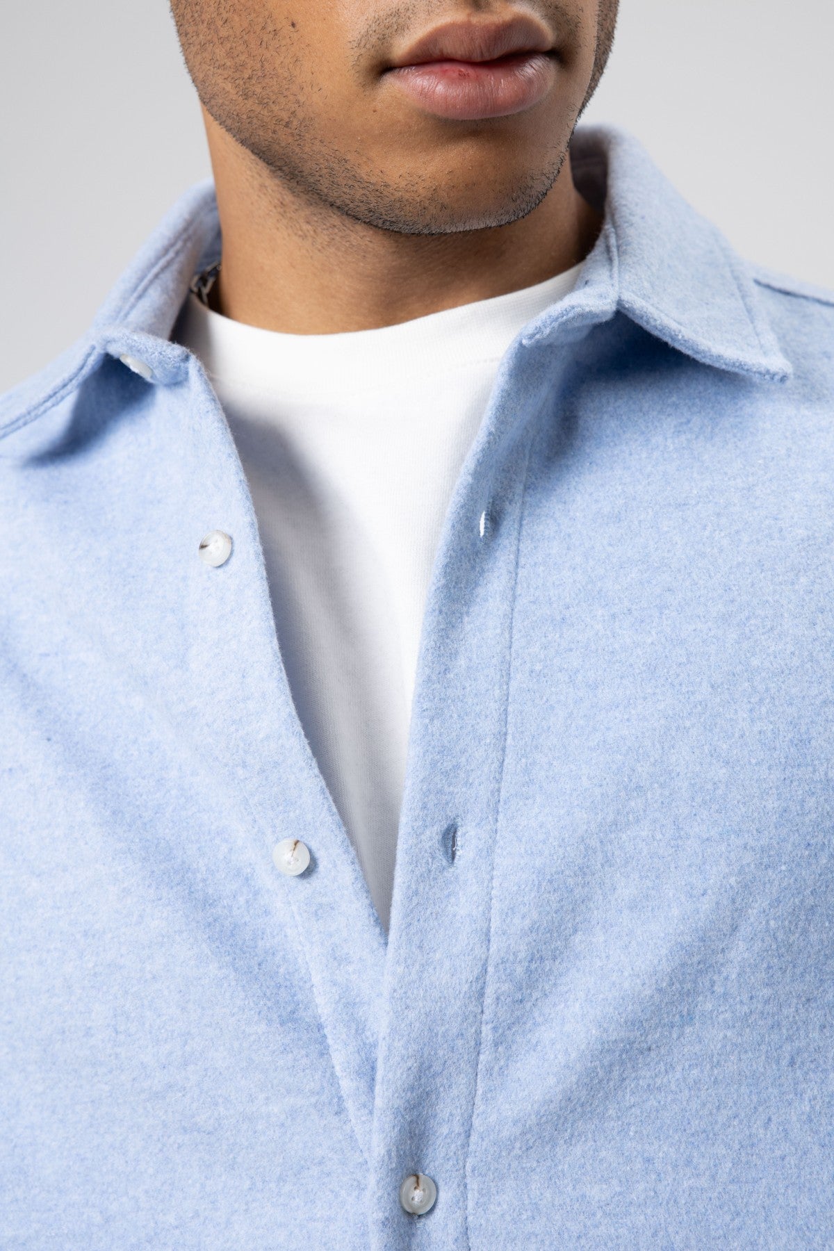 Textured Oversized Shirt Jacket