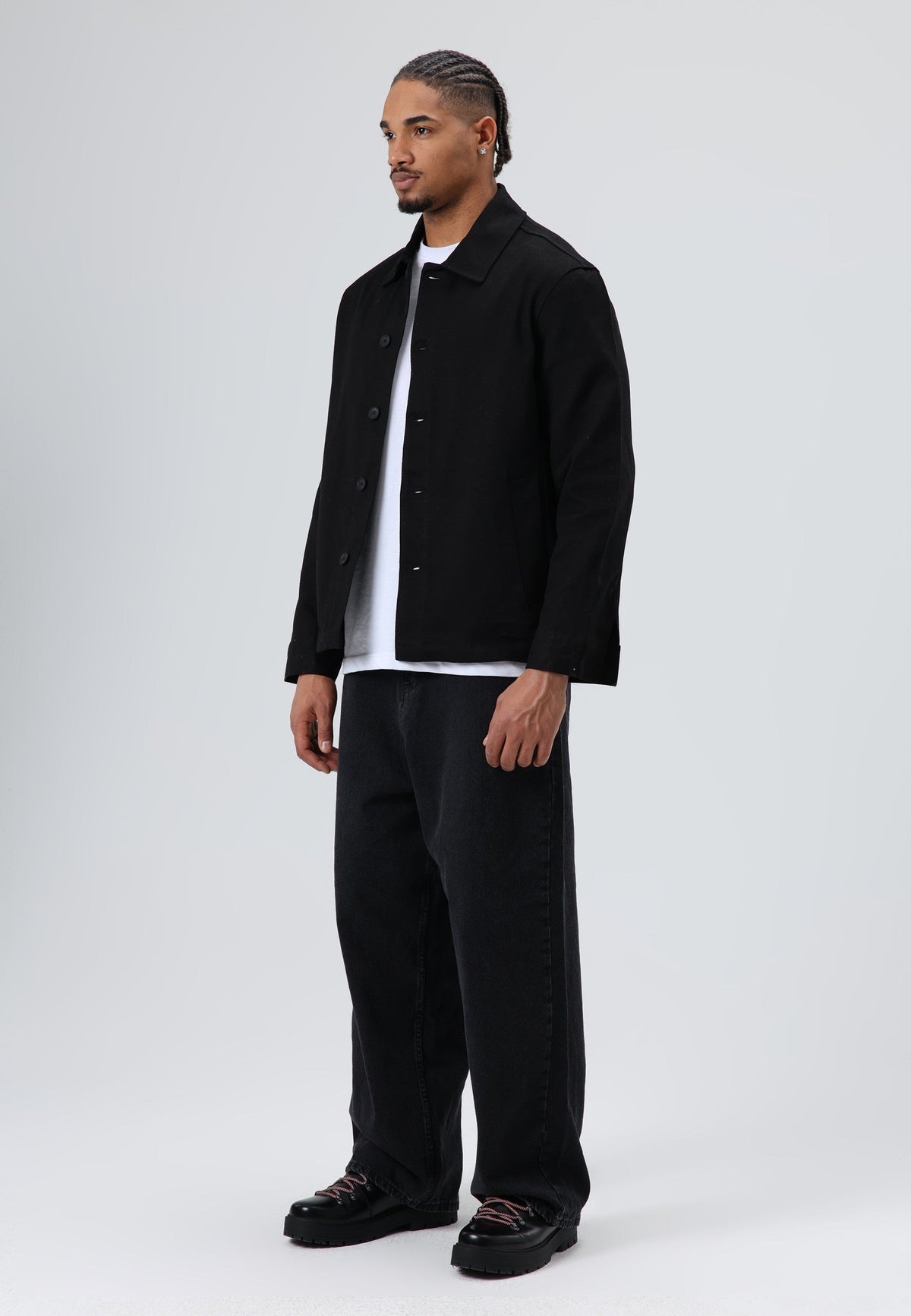 Boxy Fit Gabardine Jacket