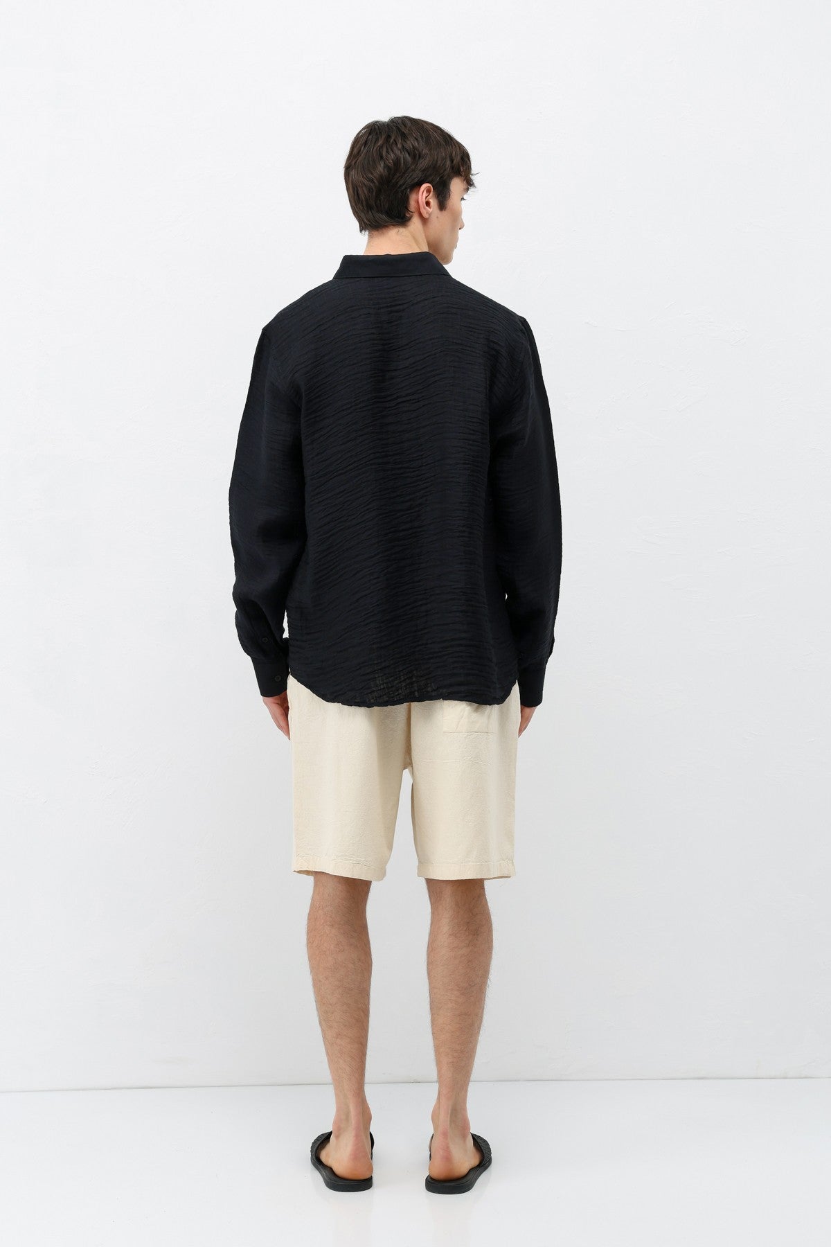 Textured Oversized Shirt
