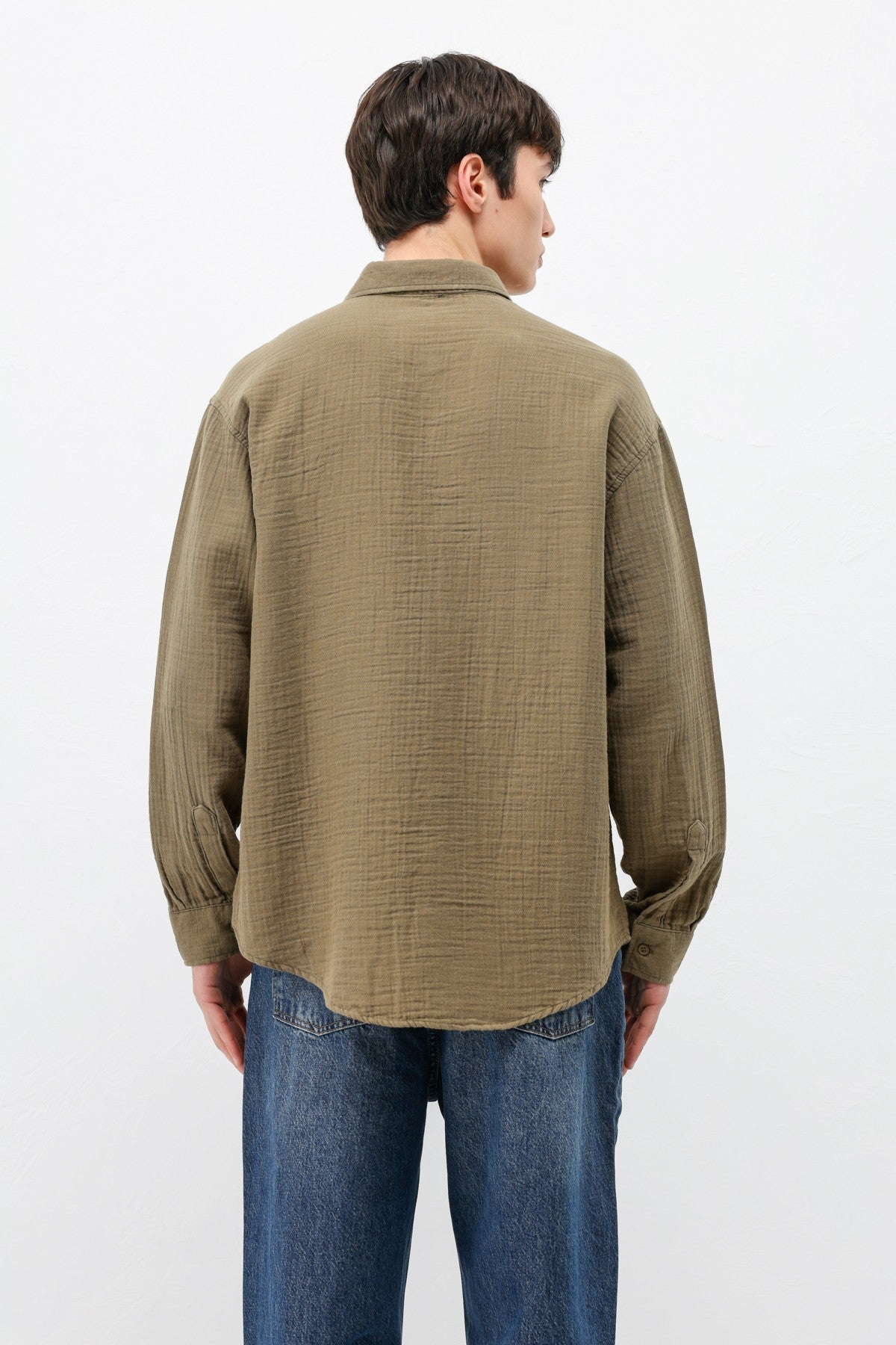 Oversized Muslin Shirt