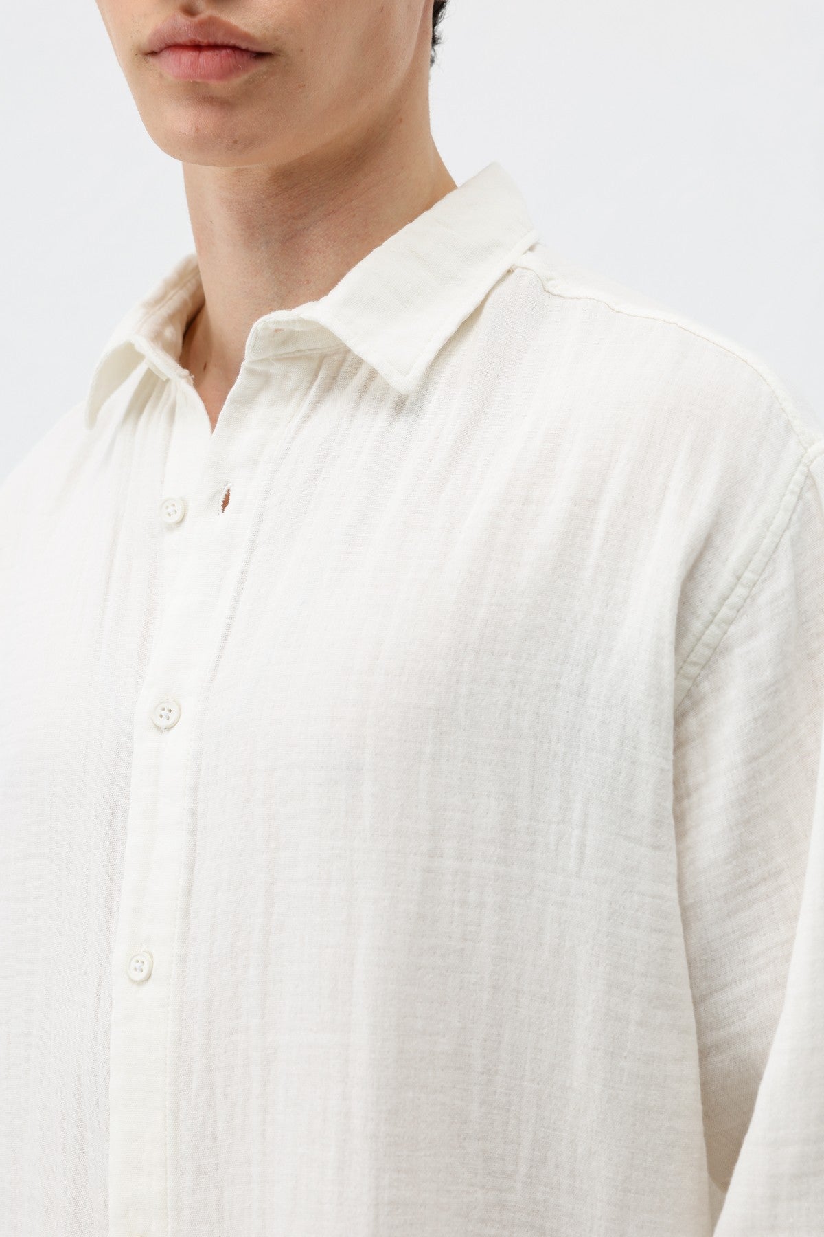 Oversized Muslin Shirt