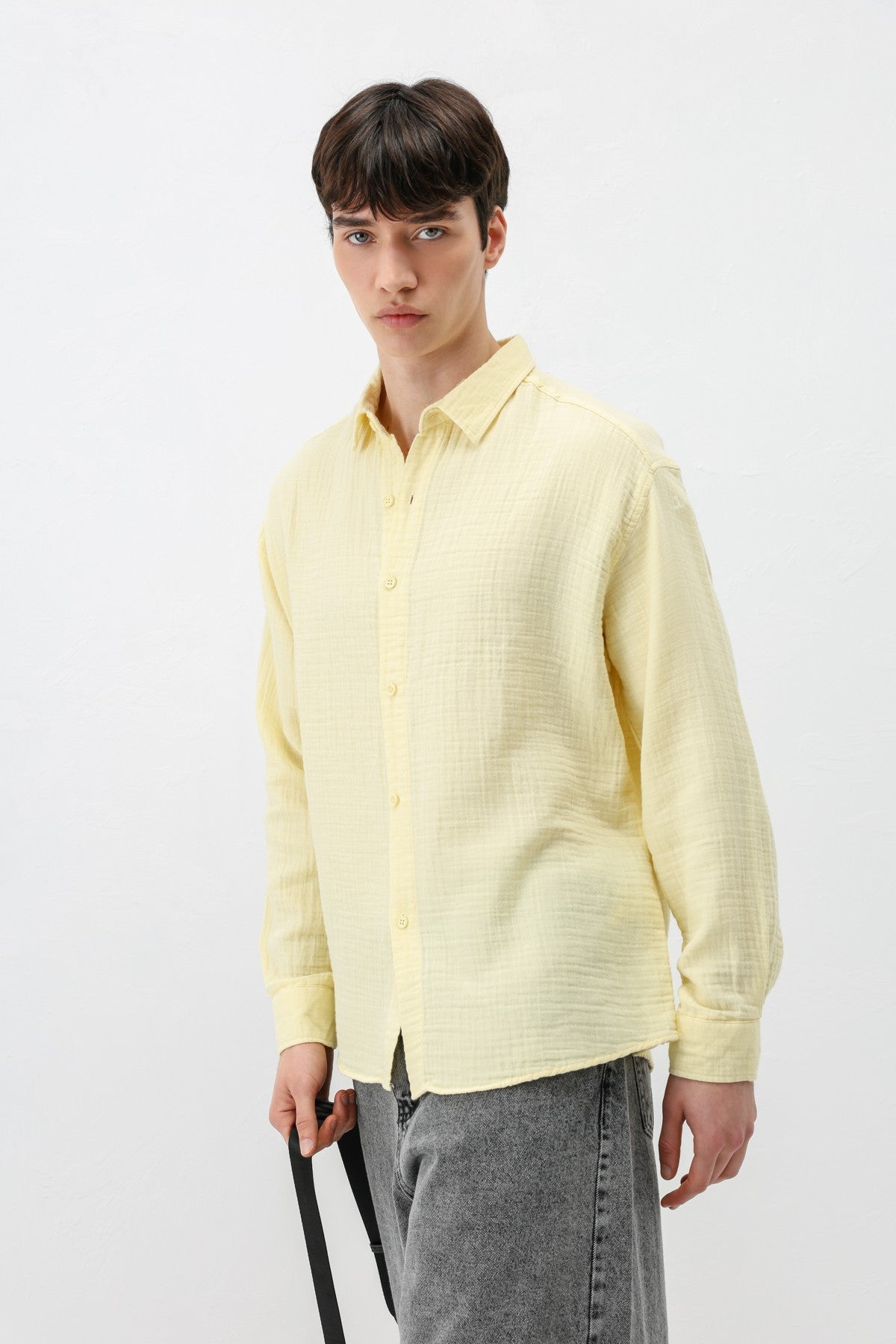 Oversized Muslin Shirt