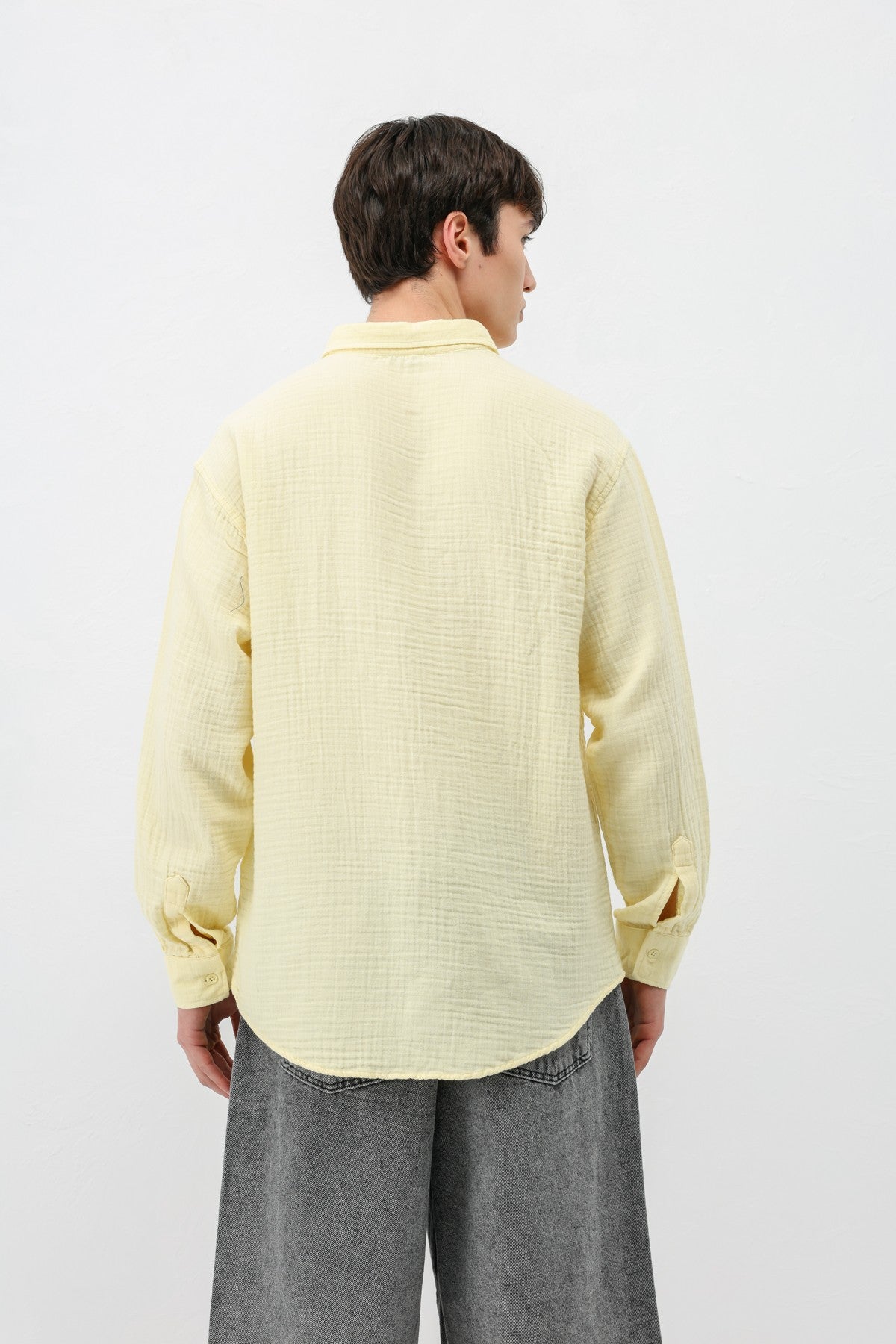 Oversized Muslin Shirt