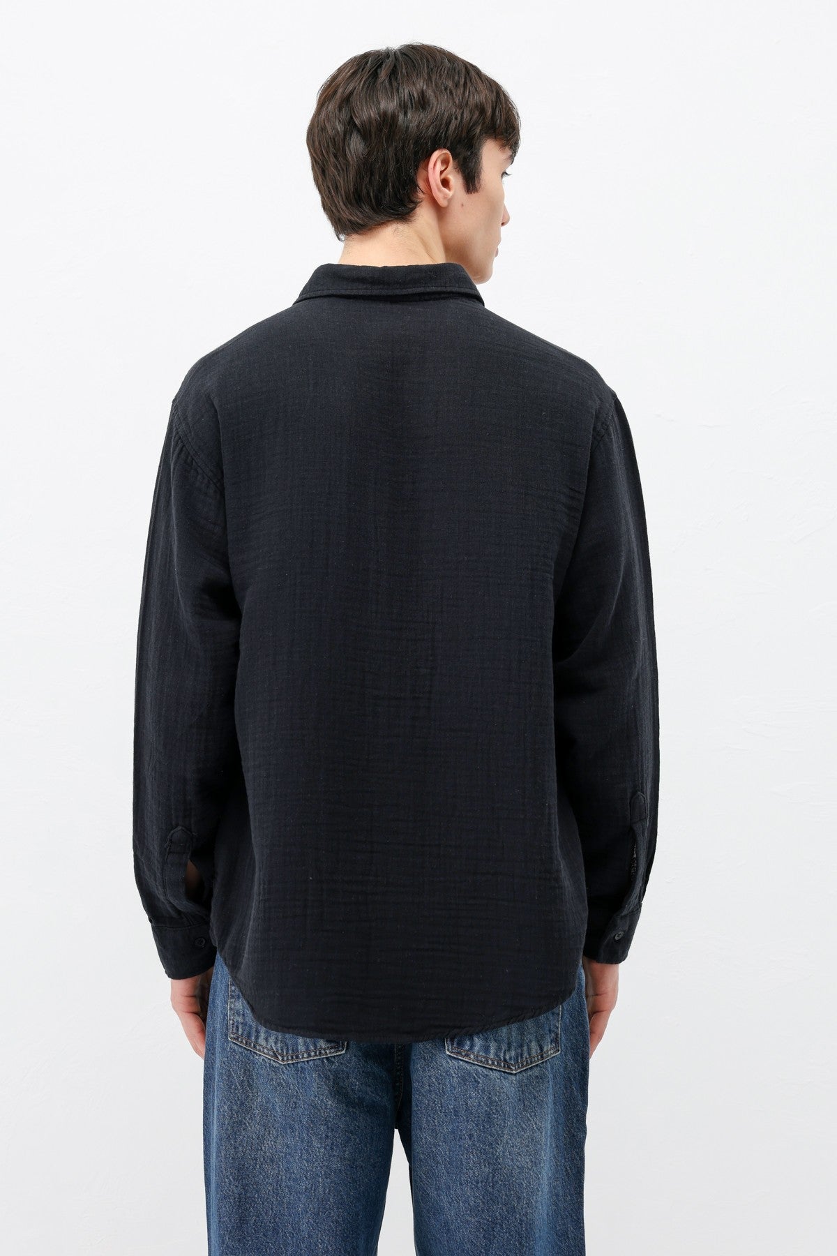 Oversized Muslin Shirt