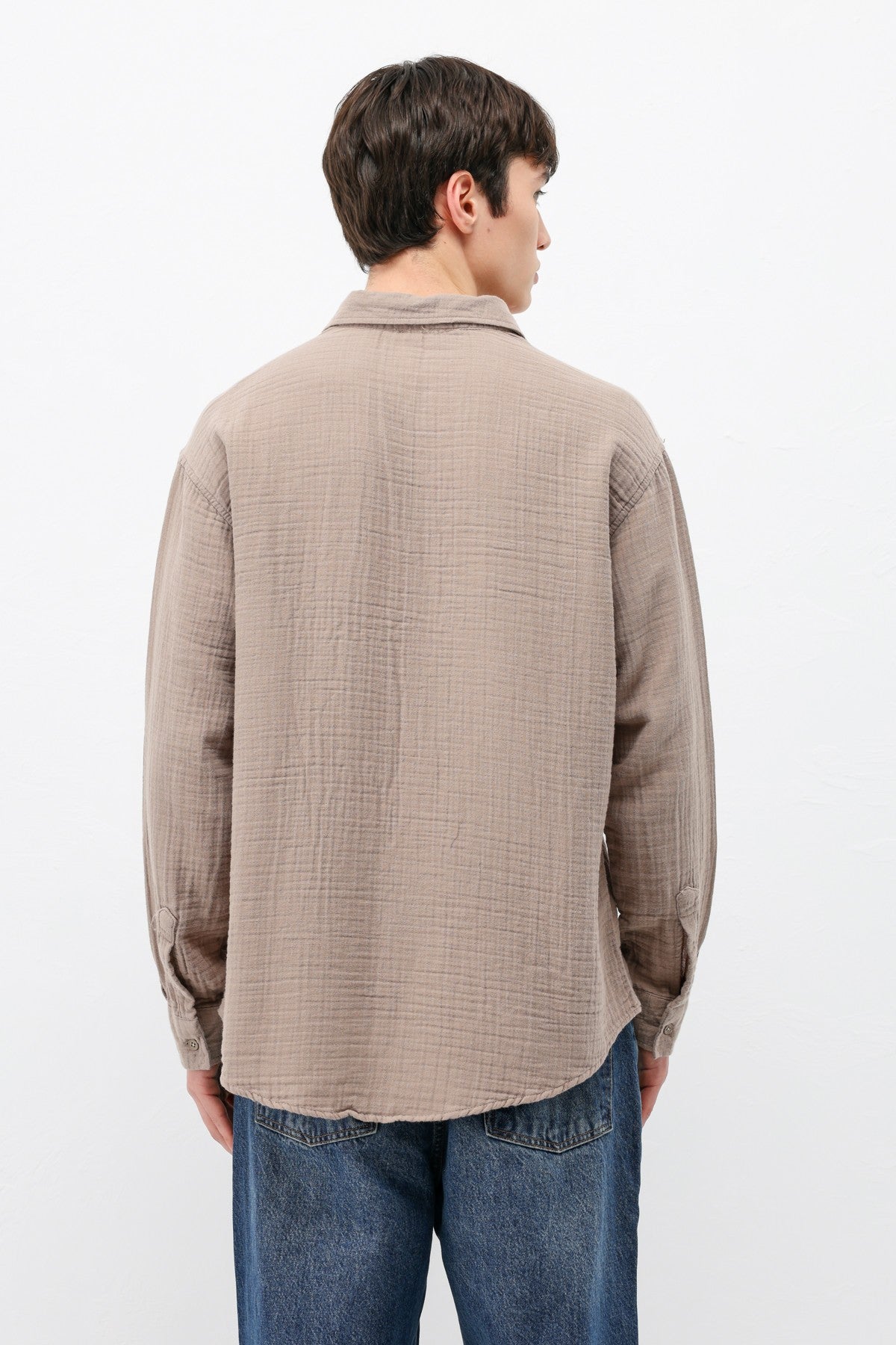 Oversized Muslin Shirt