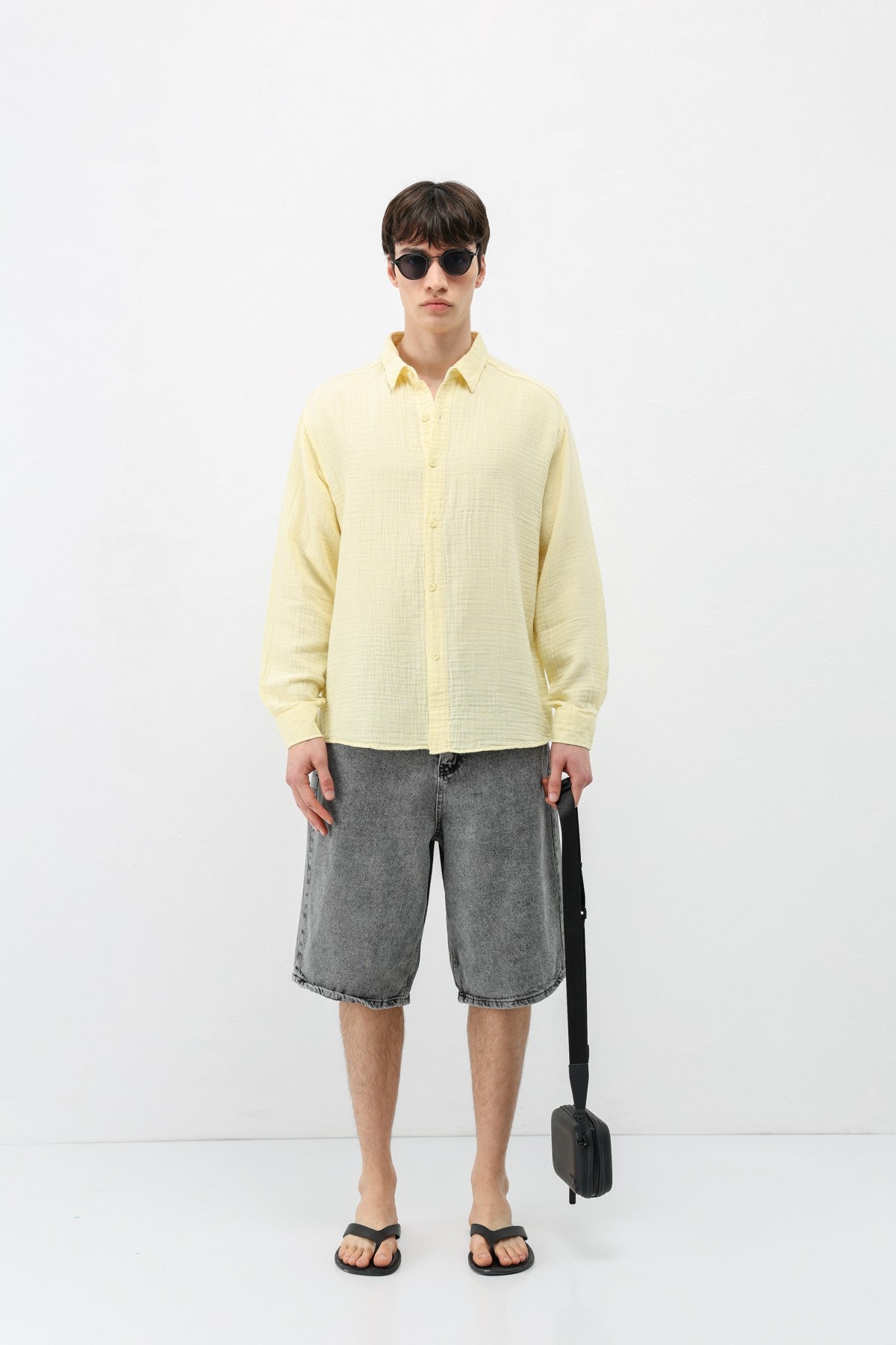 Oversized Muslin Shirt