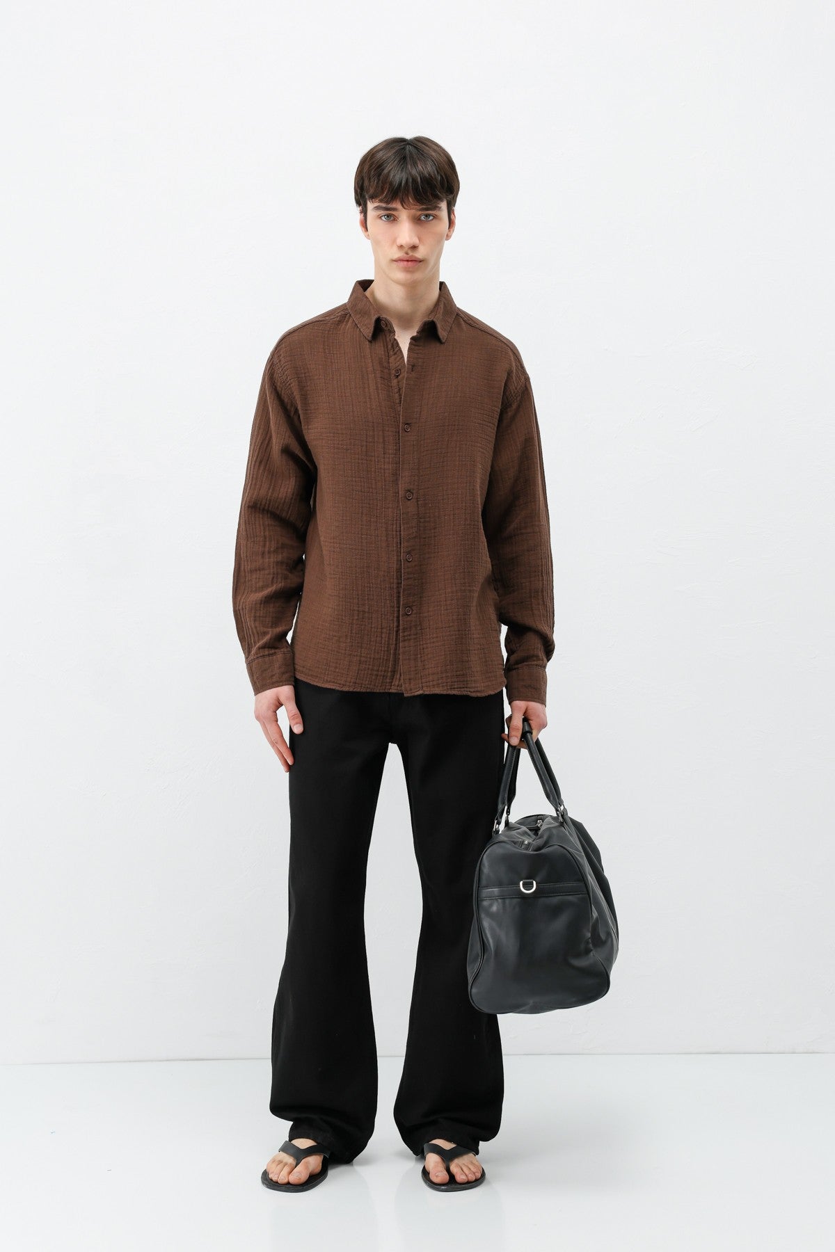 Oversized Muslin Shirt