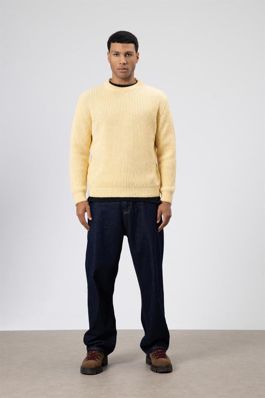 Oversized Crew-Neck Sweater