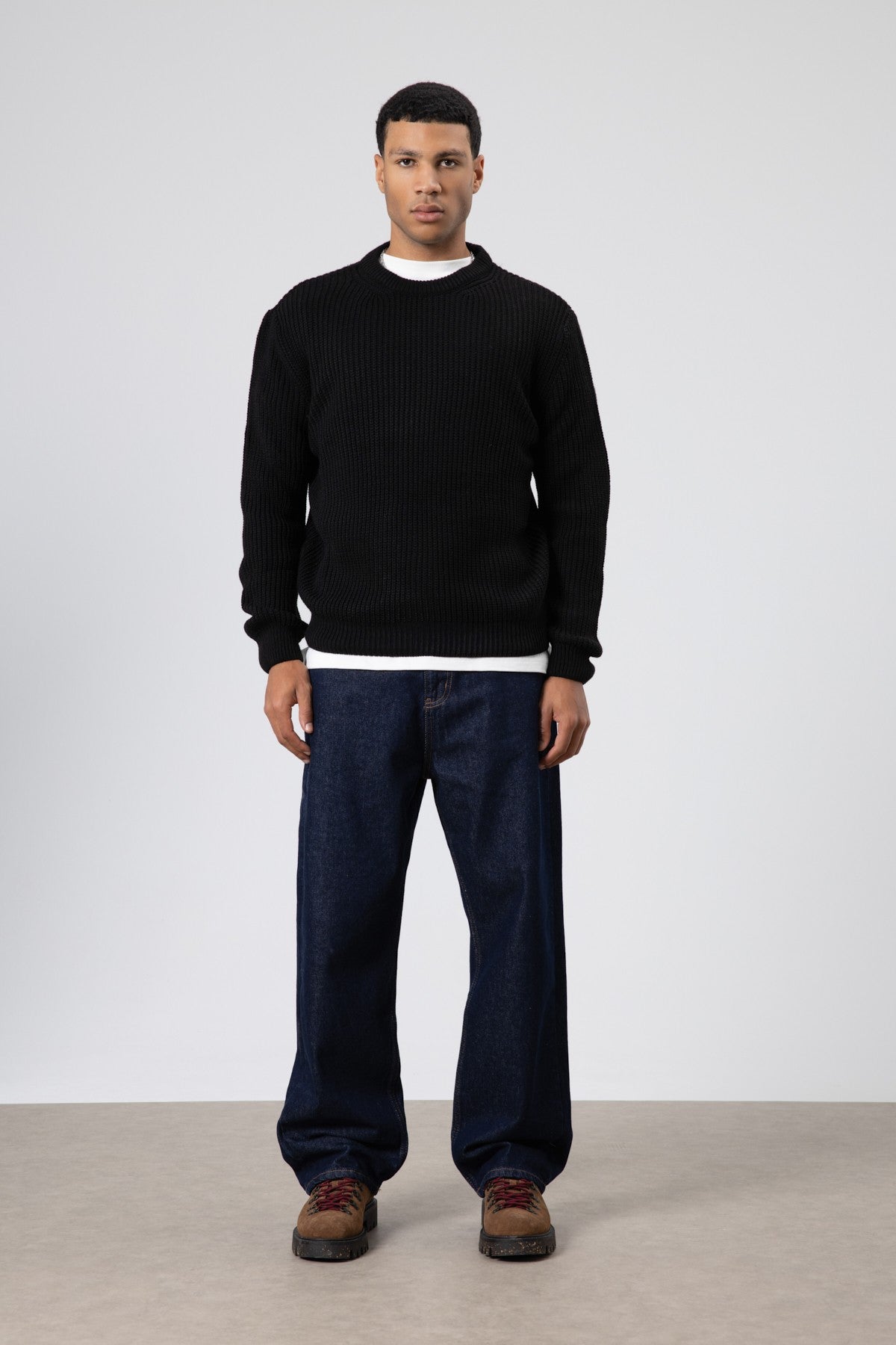Oversized Crew-Neck Sweater V60-10