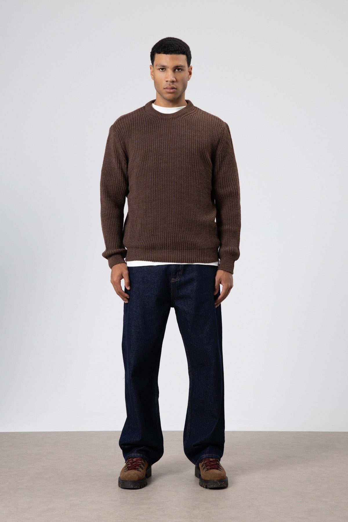 Oversized Crew-Neck Sweater V60-10