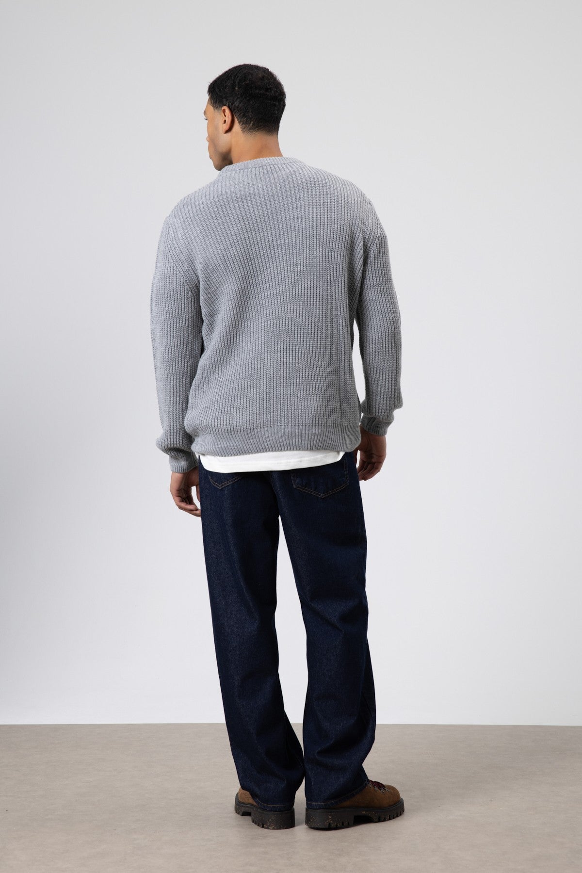 Oversized Crew-Neck Sweater