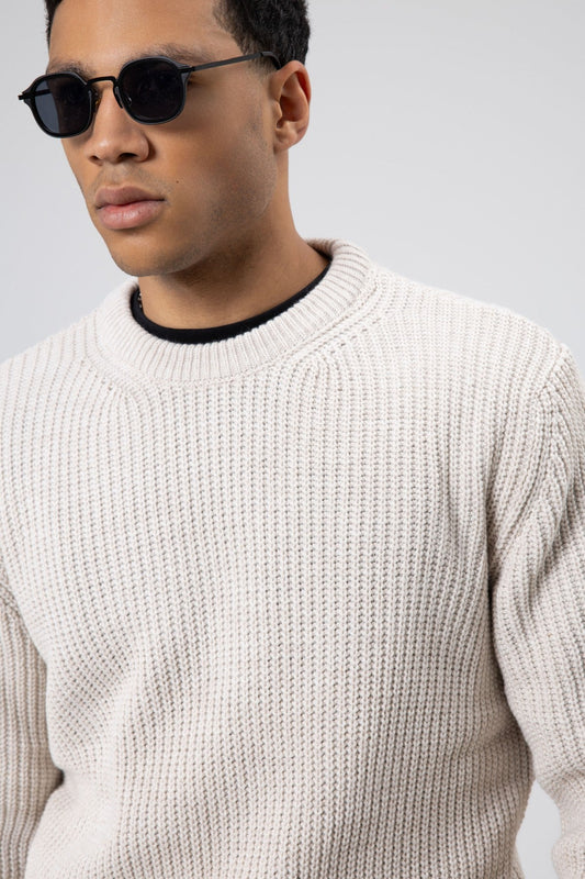 Oversized Crew-Neck Sweater