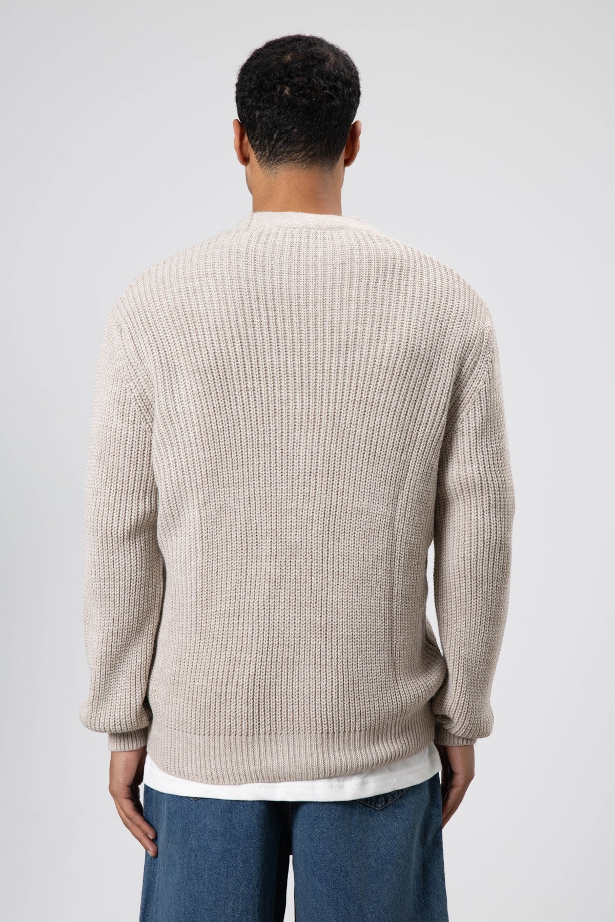 V-Neck Button-Front Knitted Cardigan