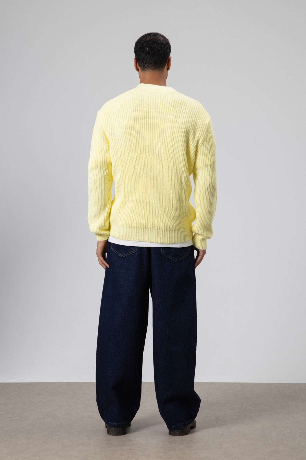 V-Neck Button-Front Knitted Cardigan