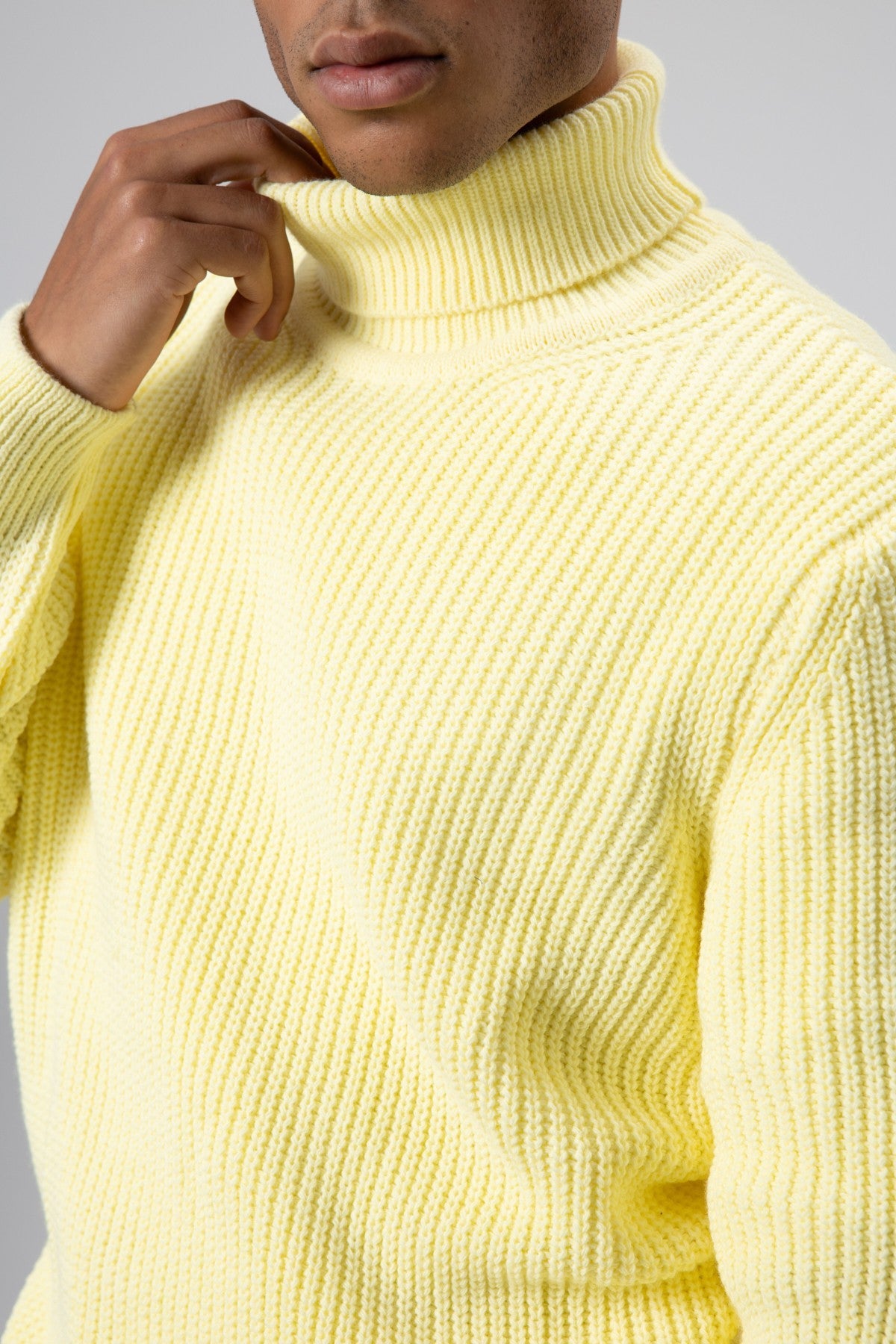 Oversized Knit Turtleneck Sweater