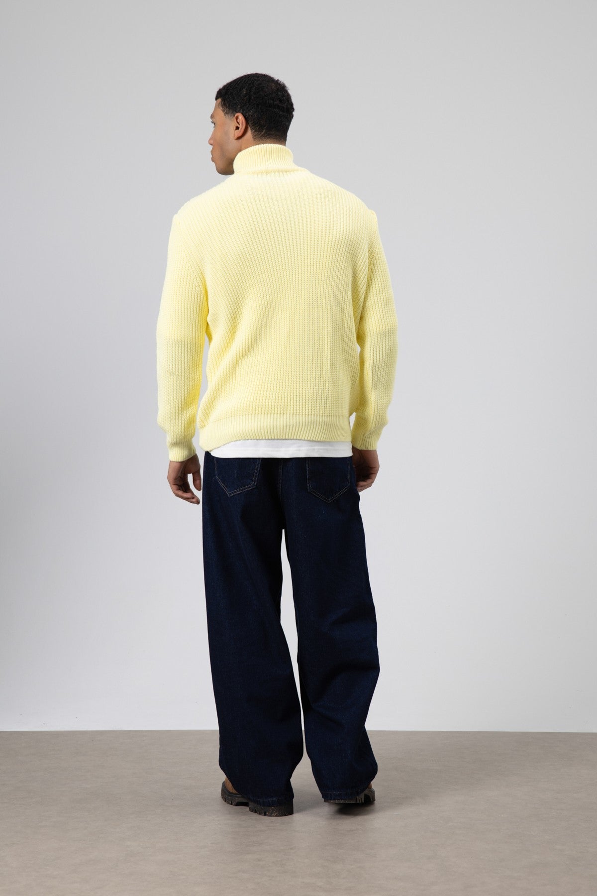 Oversized Knit Turtleneck Sweater
