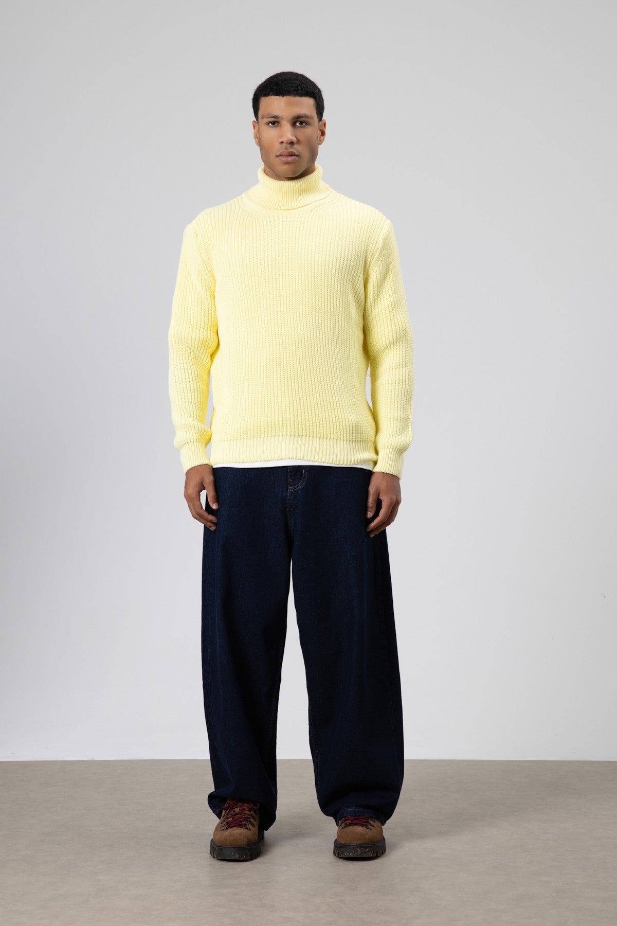 Oversized Knit Turtleneck Sweater