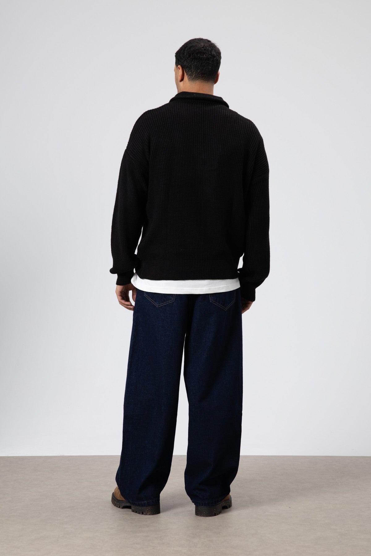 Half-Zip Knit Sweater