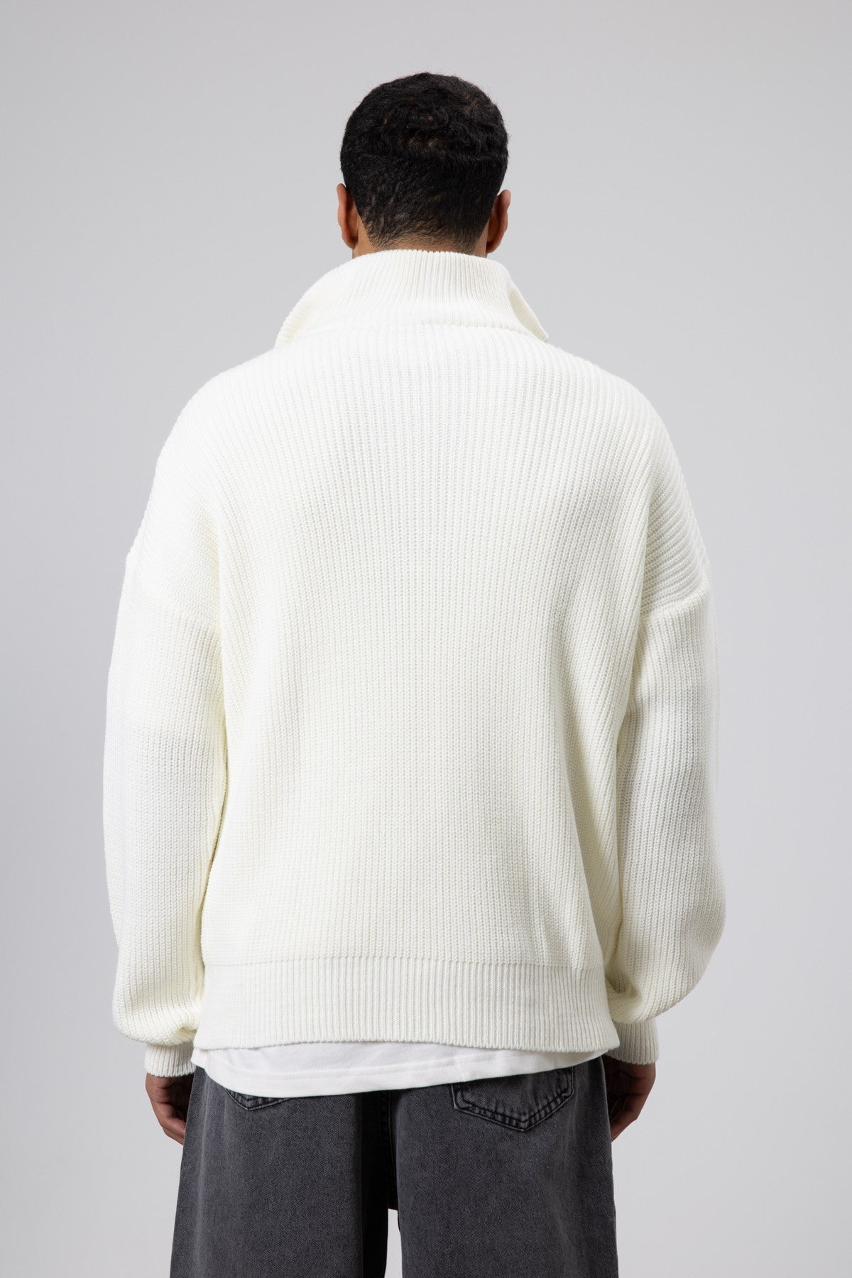 Half-Zip Knit Sweater