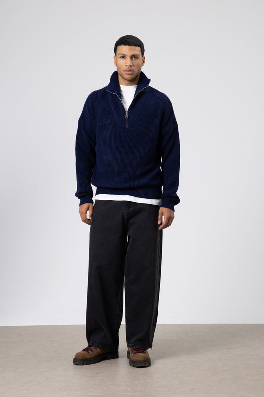 Half-Zip Knit Sweater