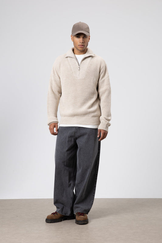 Half-Zip Knit Sweater