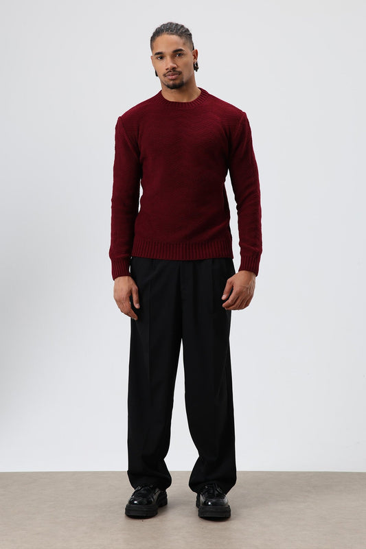 Oversized Crew-Neck Sweater