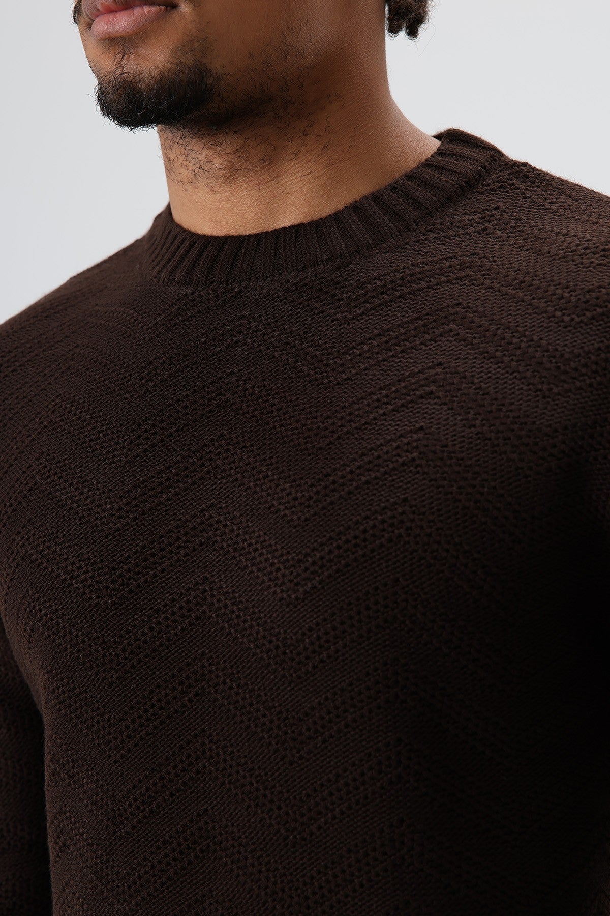Oversized Crew-Neck Sweater