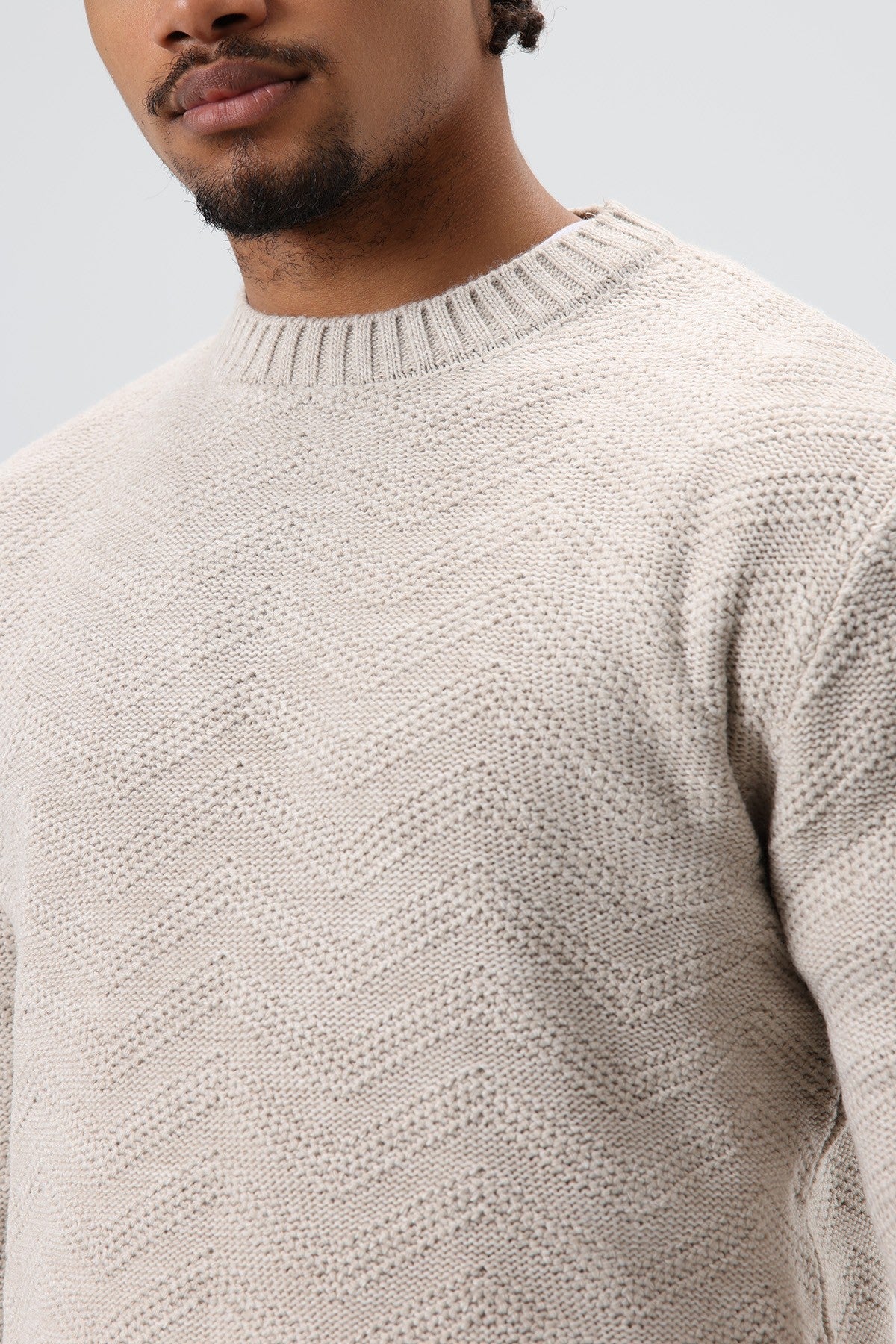 Oversized Crew-Neck Sweater