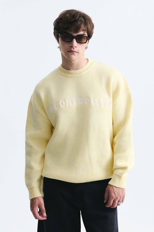 Oversized Printed Sweater