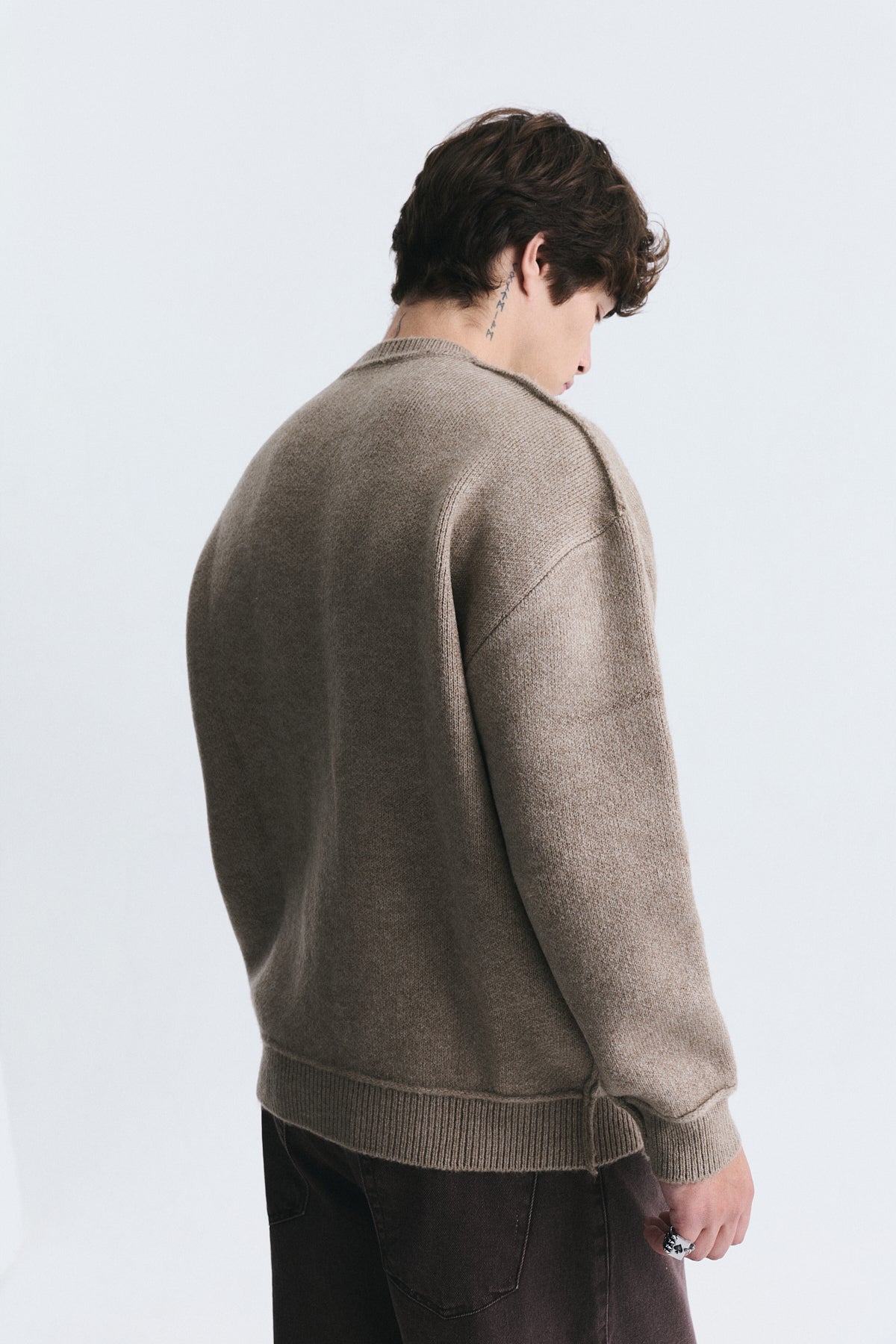 Oversized Printed Sweater