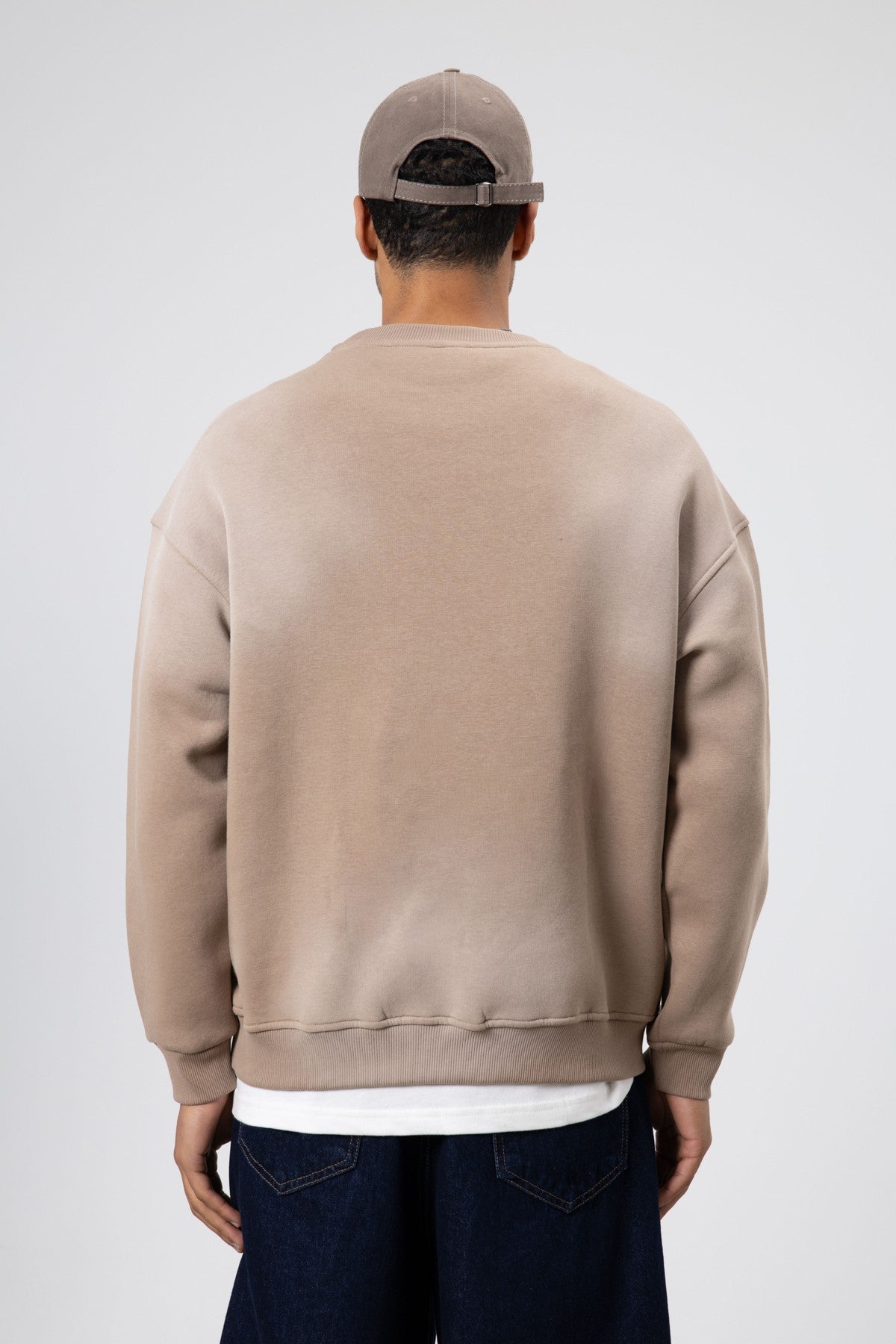 Oversized Printed Sweatshirt (Machine Washable)