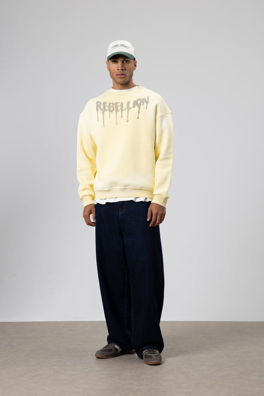 Oversized Printed Sweatshirt (Machine Washable)