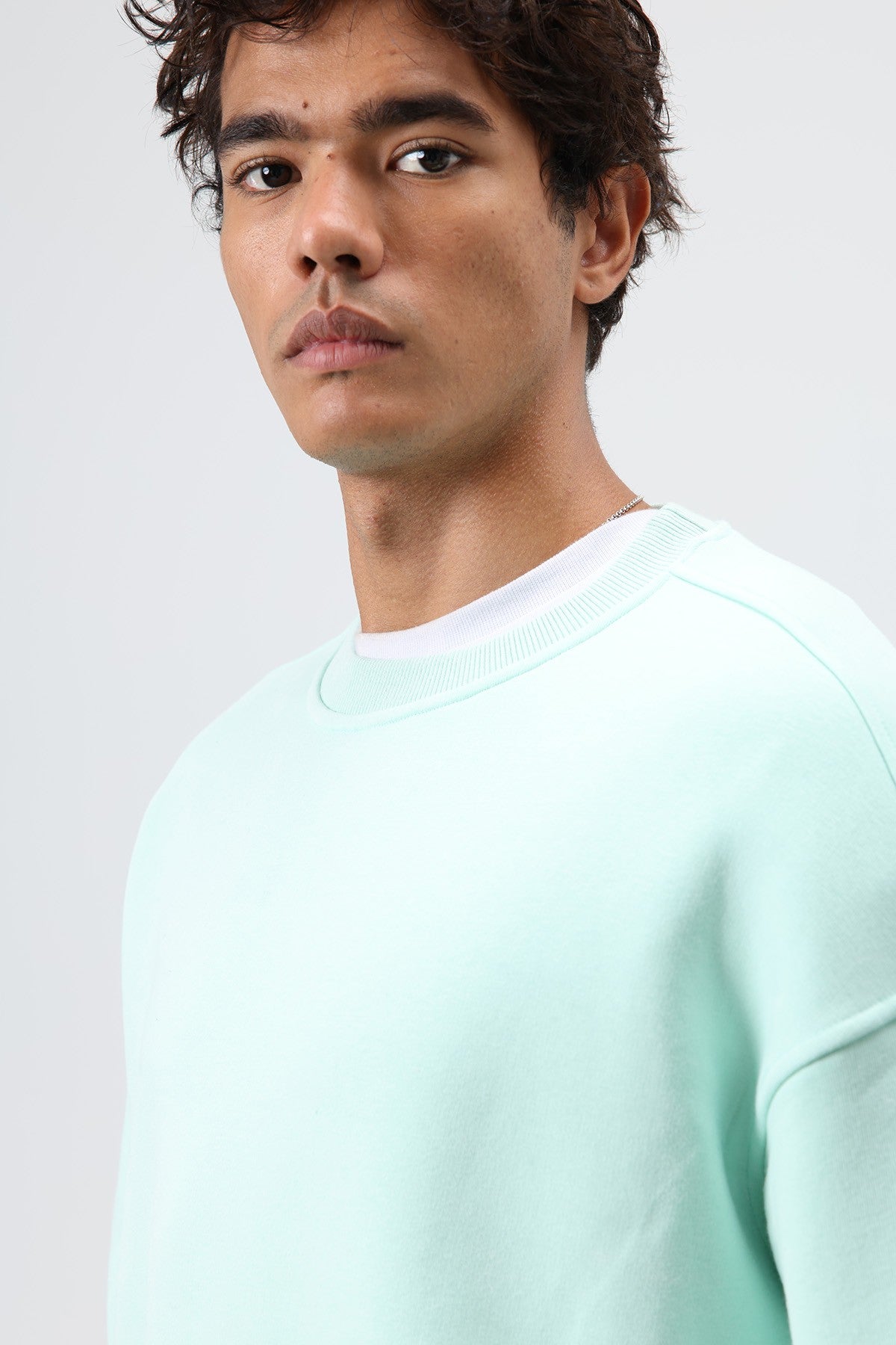 Basic Oversized Washed Sweatshirt