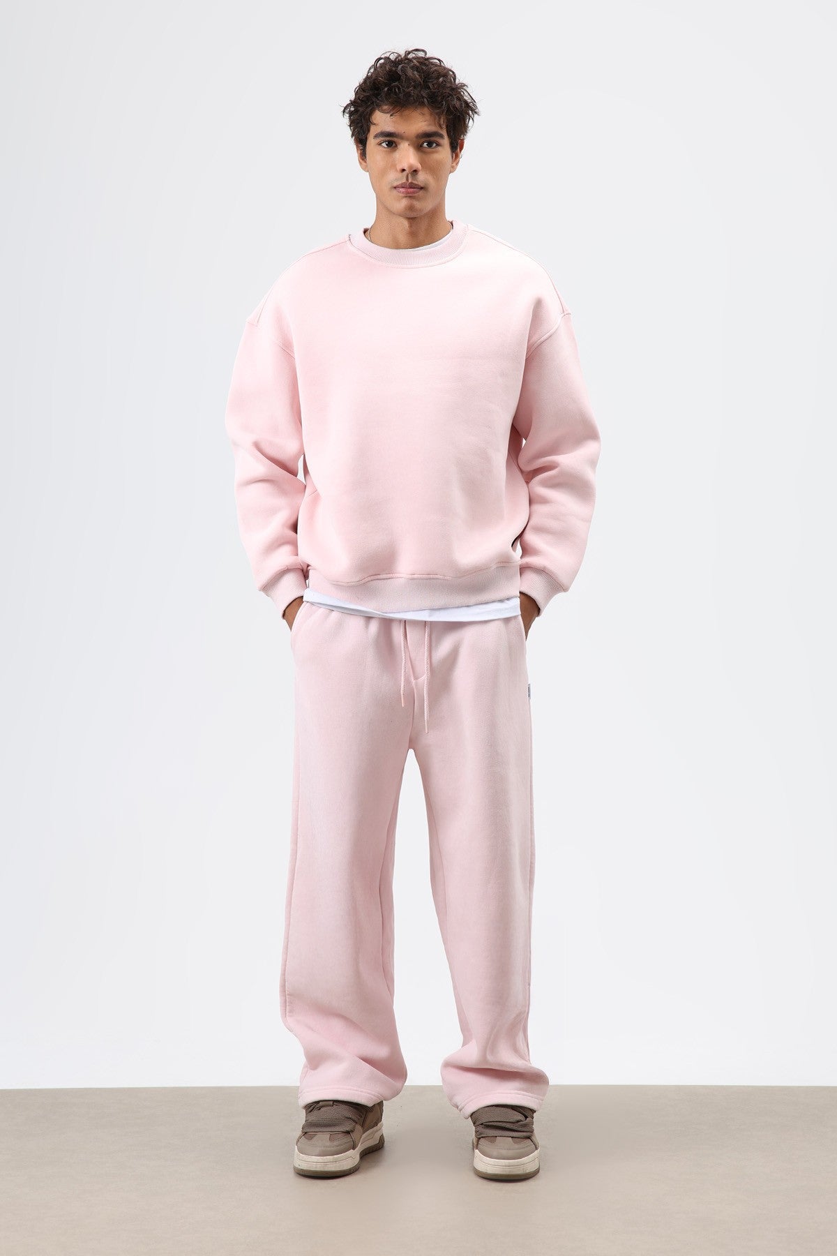 Basic Oversized Washed Sweatshirt