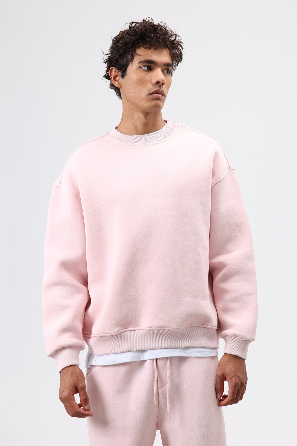 Basic Oversized Washed Sweatshirt